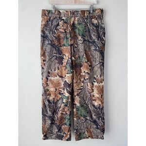 LL Bean Mens Vintage Gortex Camo Pants 36 Hunting Outdoor Waterproof Made in USA